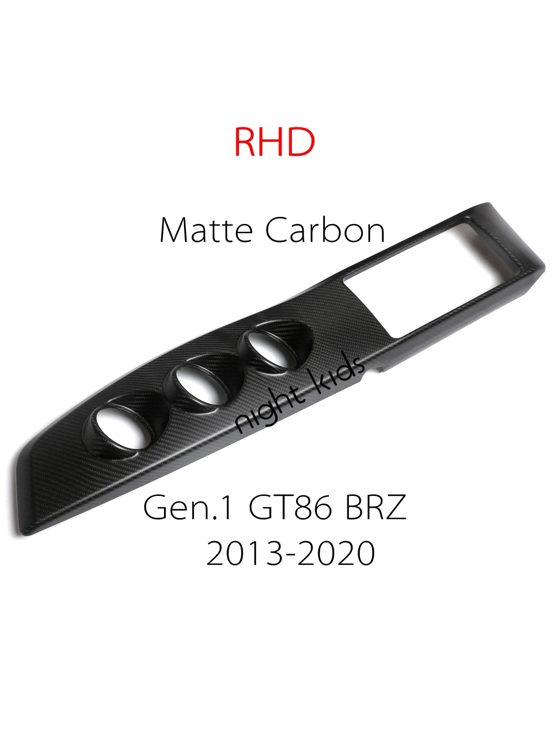 Toyota 86/Subaru BRZ Carbon Fiber Central Control Panel (12-21)