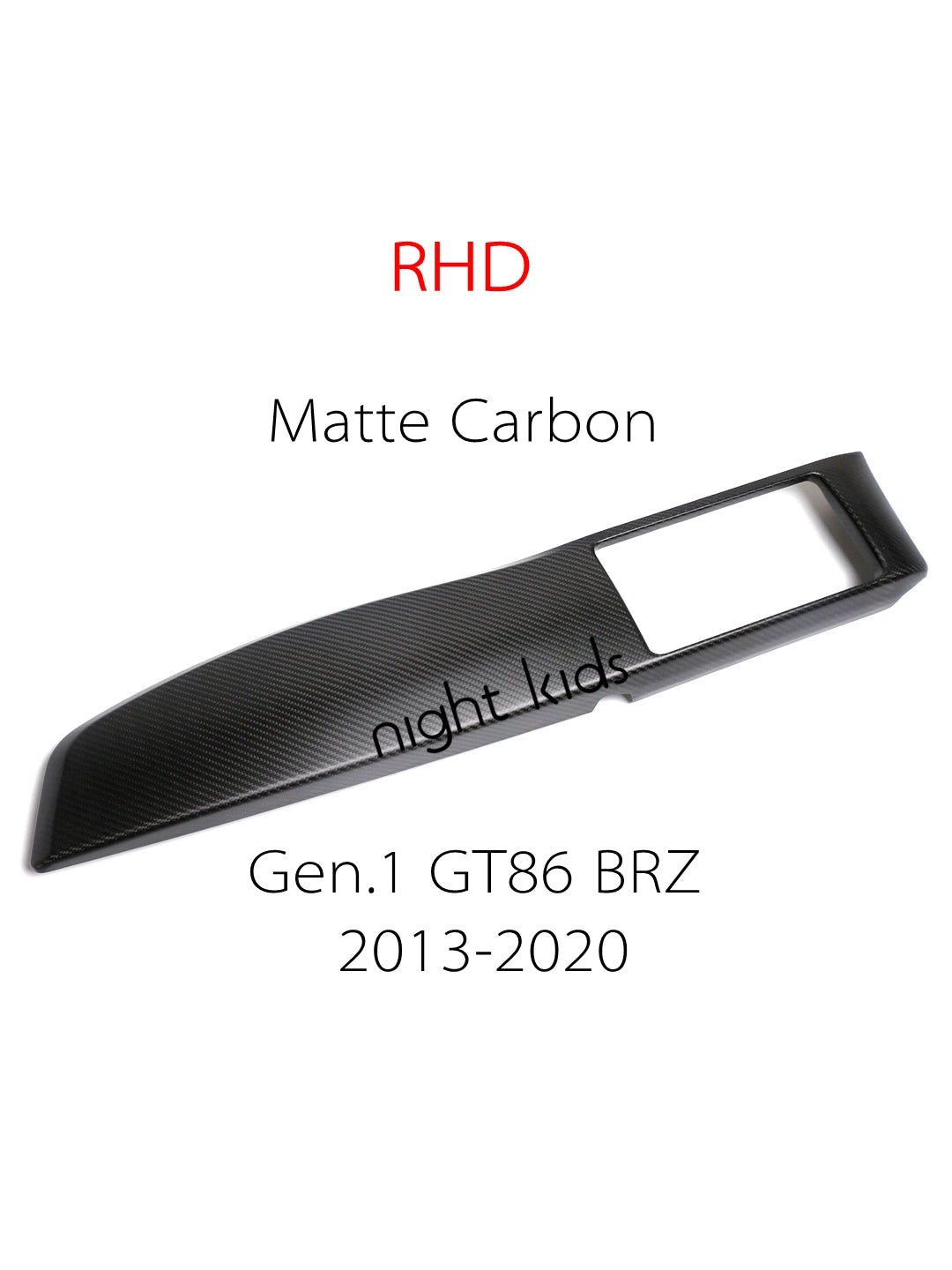 Toyota 86/Subaru BRZ Carbon Fiber Central Control Panel (12-21)