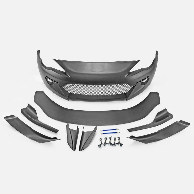 Applicable to Toyota 86 BRZ front bar large surround modification GT86 rocket rabbit front shovel knife full set head mercury handle