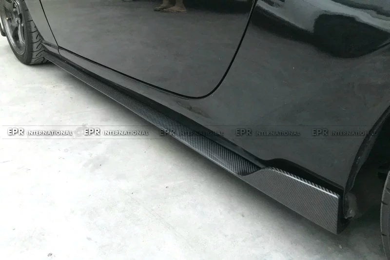 Applicable to Toyota FT86 Subaru BRZ modified TMS carbon fiber side skirt addition body side shovel small surround