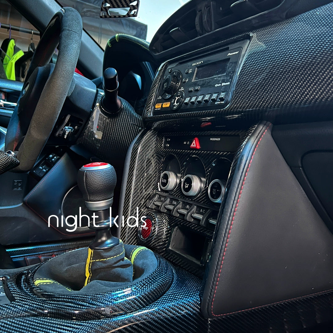 Toyota 86/Subaru BRZ Carbon Fiber Interior Center Control Four-Piece (2012-2021)