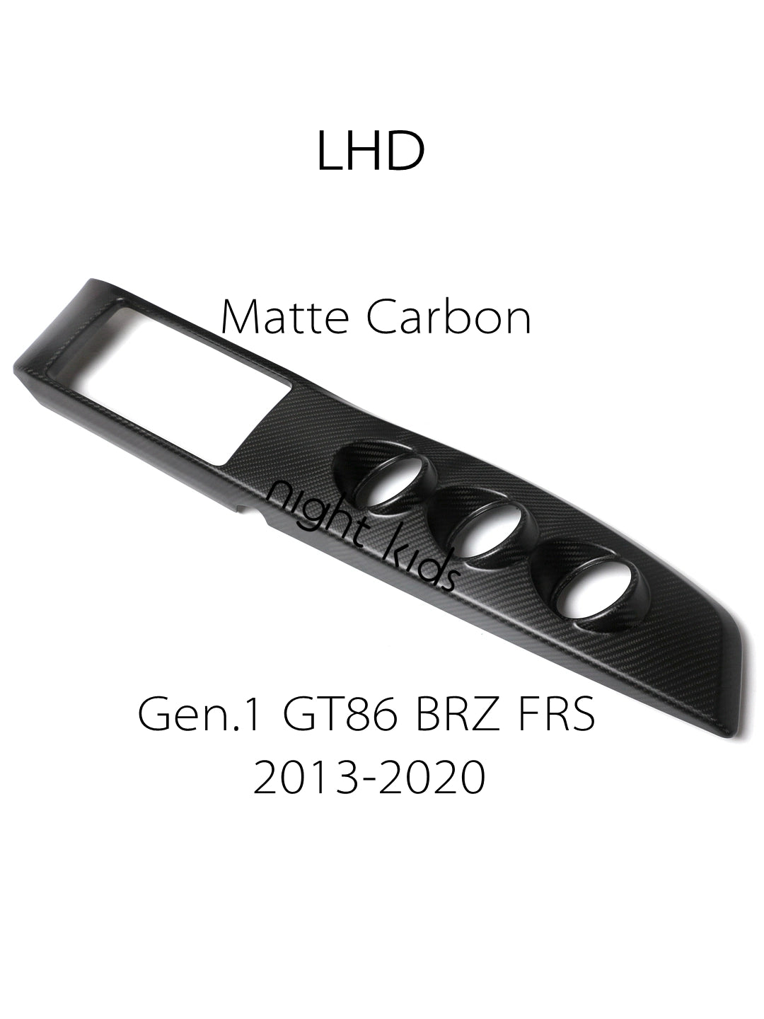 Toyota 86/Subaru BRZ Carbon Fiber Central Control Panel (12-21)