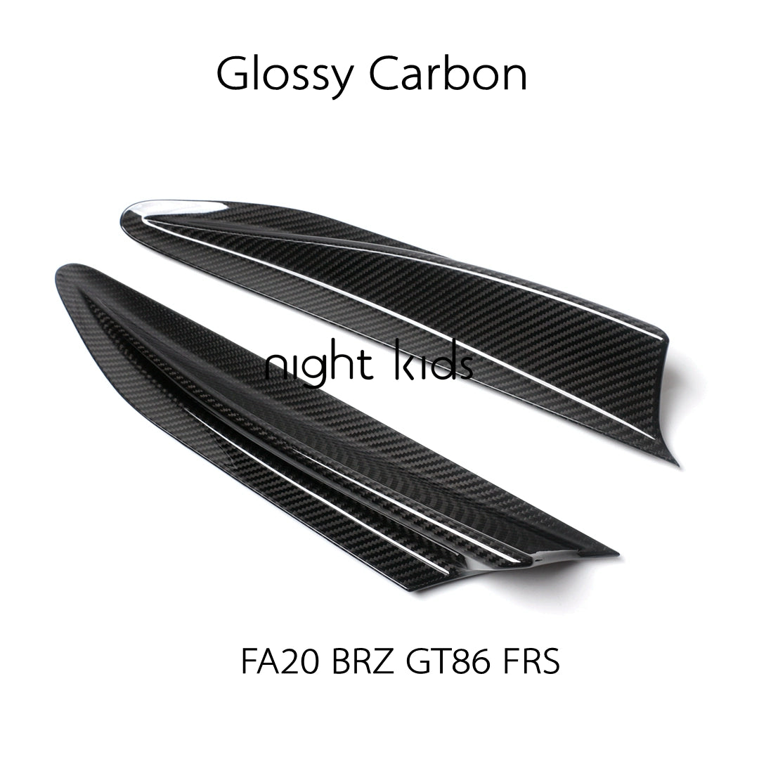 Toyota 86/Subaru BRZ Dry TRD Style Carbon Fender Trim (12-21)