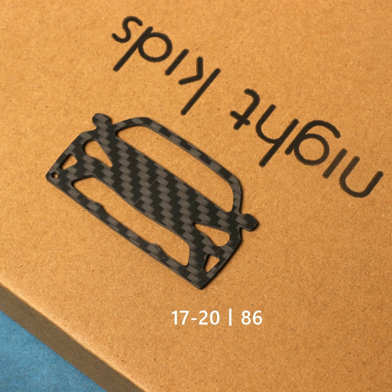 Carbon Fiber Keychain Charm (AE86, Toyota 86, Subaru BRZ)