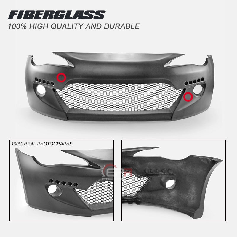 Applicable to Toyota 86 BRZ front bar large surround modification GT86 rocket rabbit front shovel knife full set head mercury handle