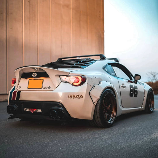 Toyota 86 Subaru BRZ Carbon Fiber Ducktail Extension Wing