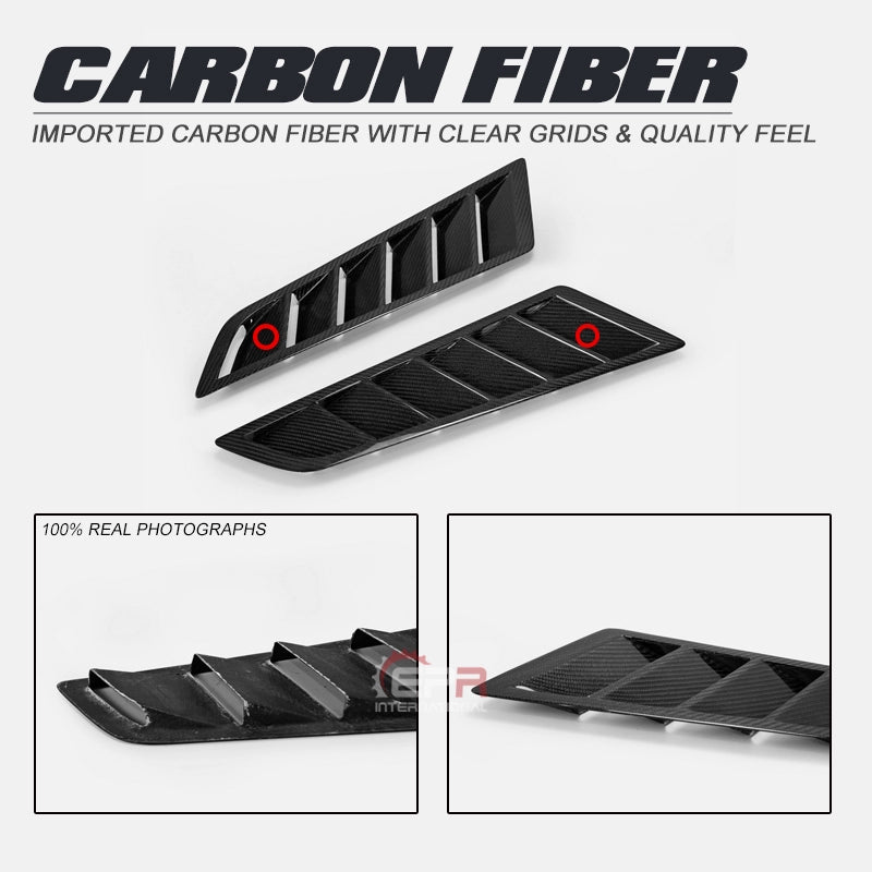 Toyota 86/Subaru BRZ Carbon Fiber Perforated Head Cover Cut-Out (2012-2024)