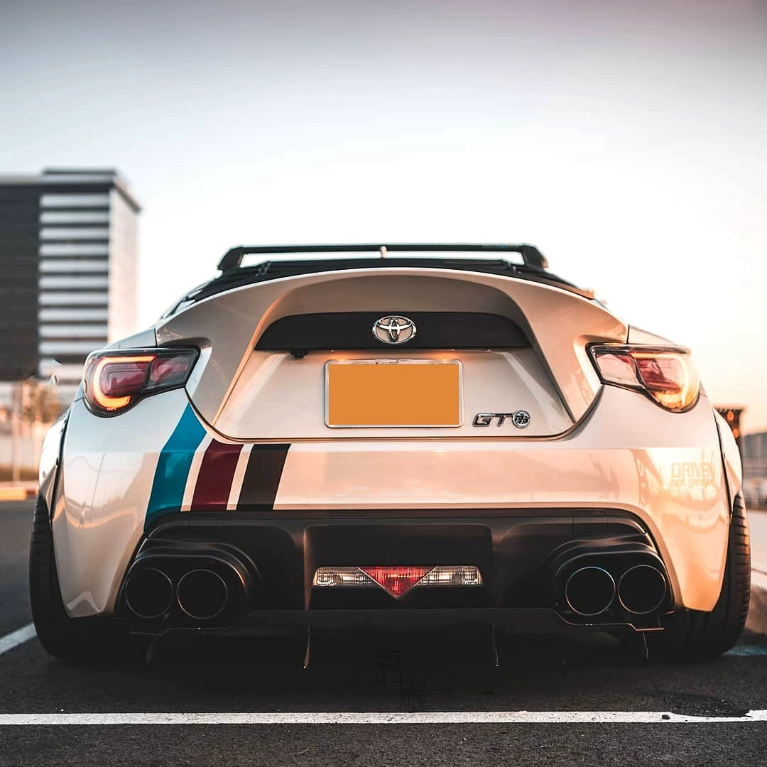 Toyota 86 Subaru BRZ Carbon Fiber Ducktail Extension Wing