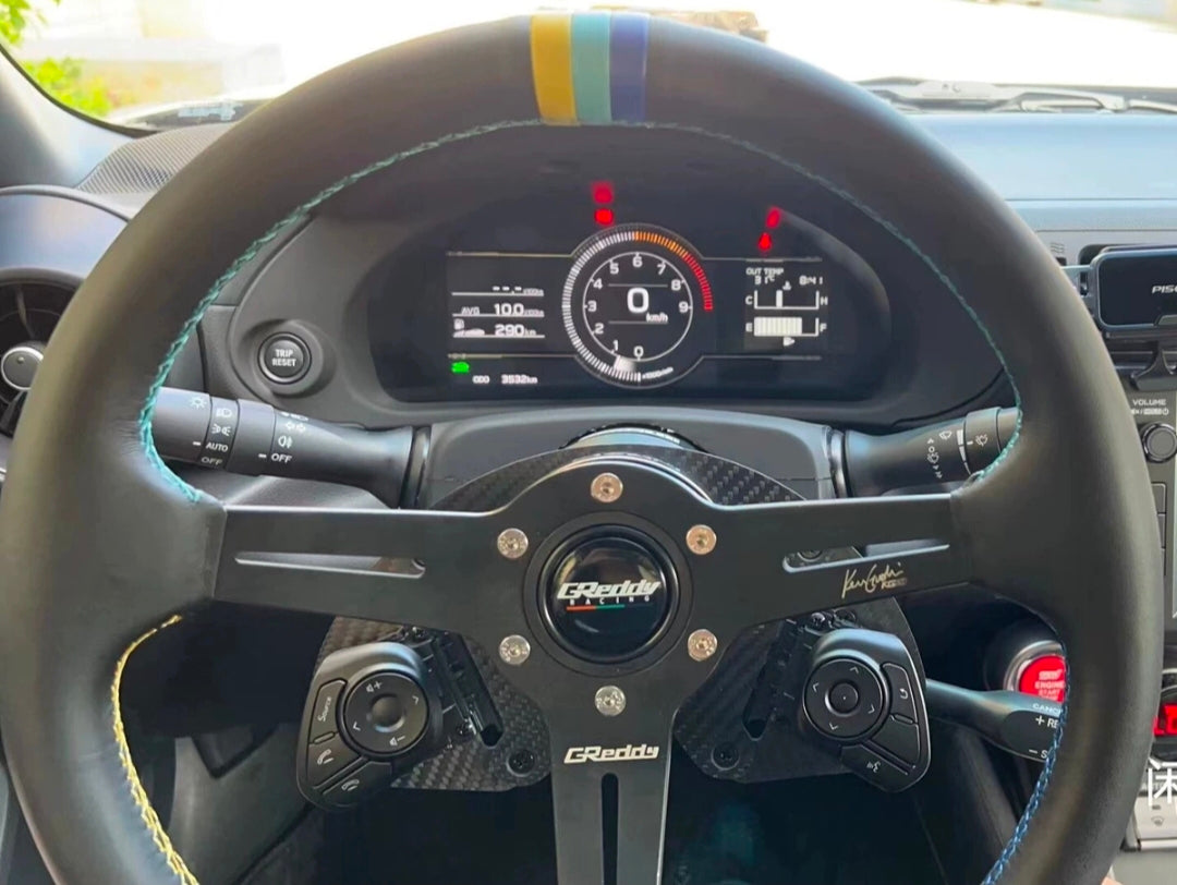 86 BRZ GR86 ZD8 modified racing steering wheel multi-function button carbon fiber cruise mount
