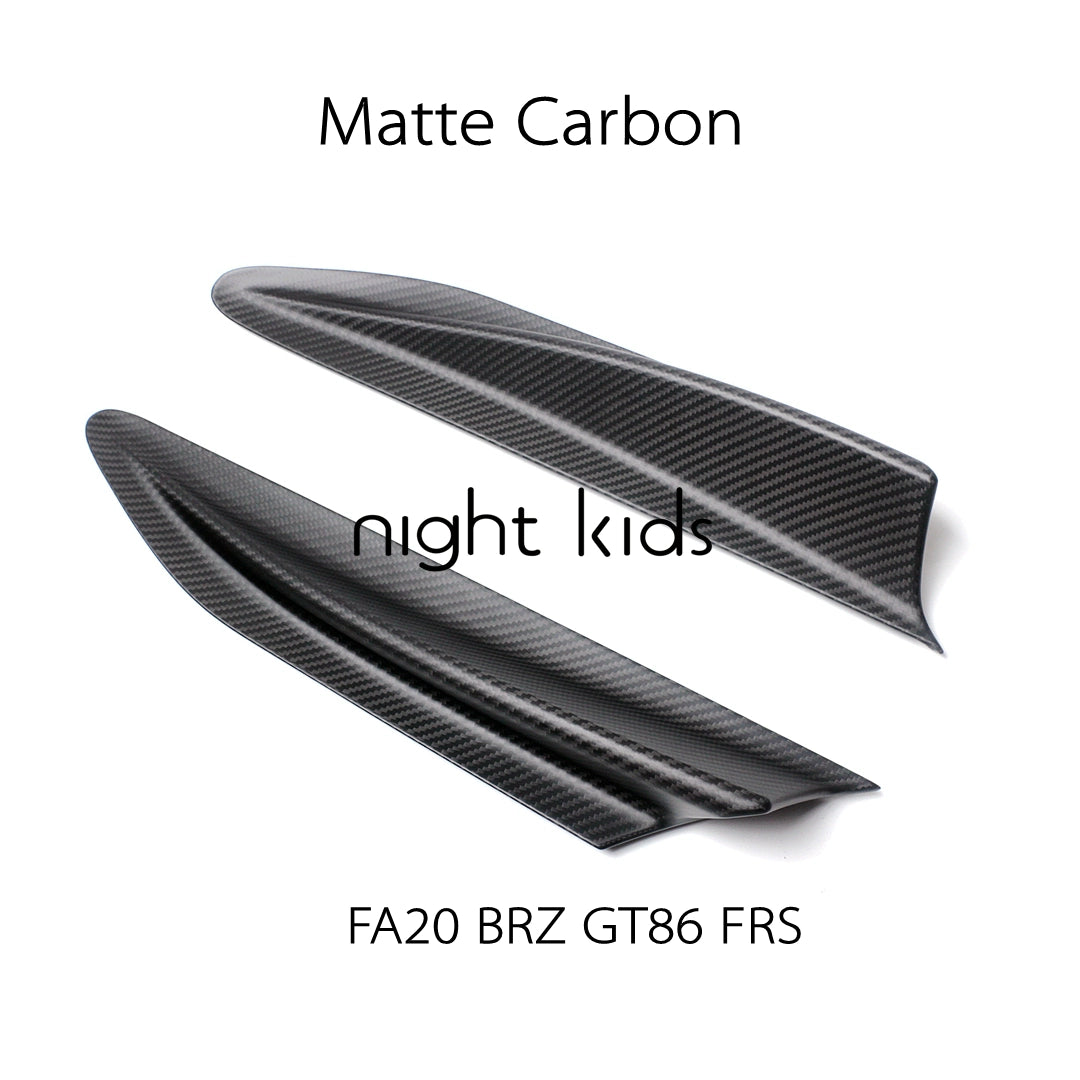 Toyota 86/Subaru BRZ Dry TRD Style Carbon Fender Trim (12-21)