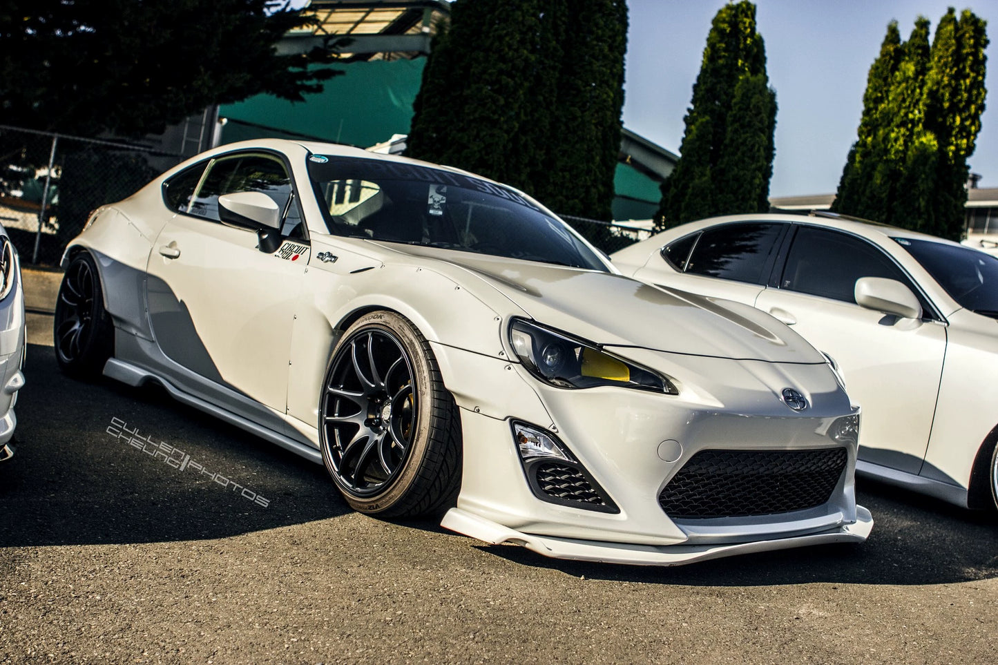 Applicable to Toyota FT86 Rocket Bunny Surround Subaru BRZ Modified Parts Rocket Rabbit Wide-Body Wheel Eyebrow Cover