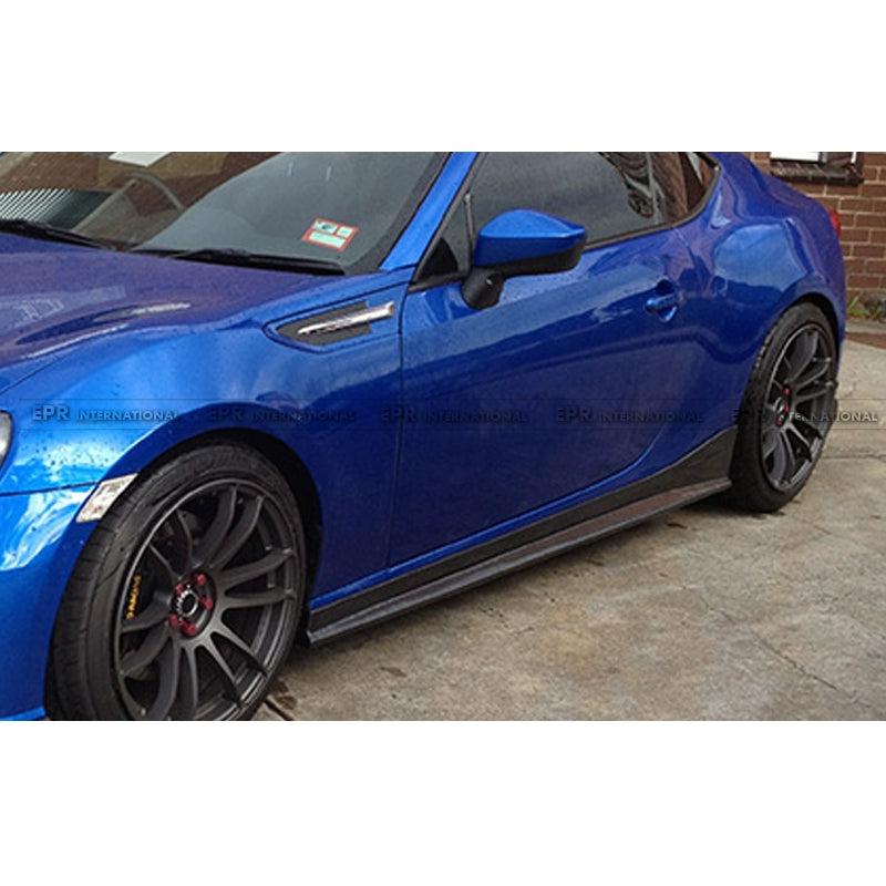 Toyota 86/Subaru BRZ ZELE Style Carbon Fiber Side Skirt Sides