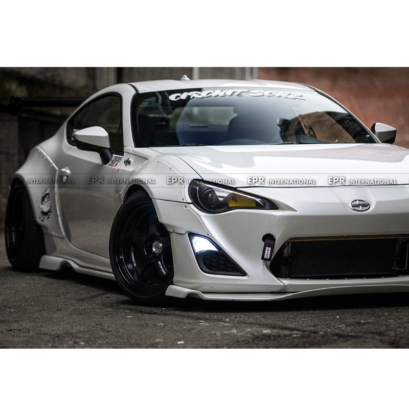 Toyota 86/Subaru BRZ Carbon Fiber Rocket Bunny Wide Body Side Skirt (2012-2021)